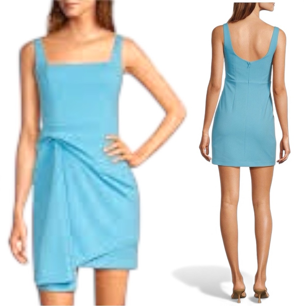 Badgley Mischka Dress Sky Blue NWT Belle Size 10